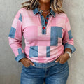 Vintage Checkered Sweatshirt