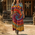 Heledd | Vintage-Inspired Long Sleeve Casual Dress