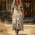 Juna | Vintage-Inspired Long Sleeve Casual Dress