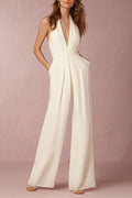 Soraya - Sexy Sleeveless Halter Jumpsuit