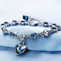 Heledd Heart Glow Bracelet | White Gold