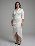 Isadora | Long Sleeve Midi Dress with Front Closure