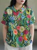 Sigrid | Watercolor Floral Shirt