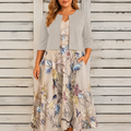 Sorrel - Floral Dress Two-Piece Set