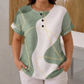 Imogen | Casual Color Block Blouse