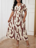 Nadia - Abstract Elegance Dress