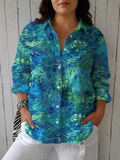 Alessia | Peacock Grace Blouse