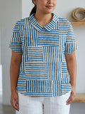 Anaïs | Striped Patchwork Shirt