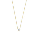 Monroe Moissanite Stone Necklace | Gold