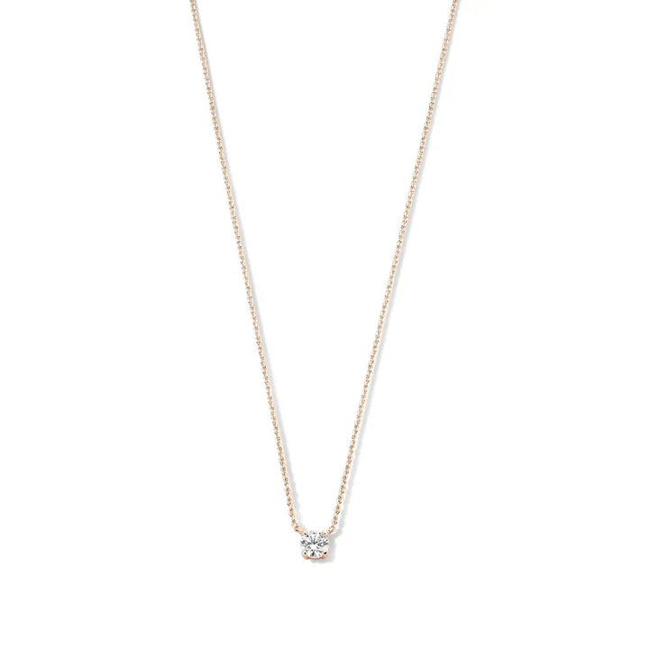 Monroe Moissanite Stone Necklace | Gold
