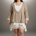 Willow┃Comfortable casual set with two long-sleeved shirts