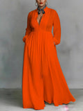 Cassia | Flowing Button-Front Maxi Dress